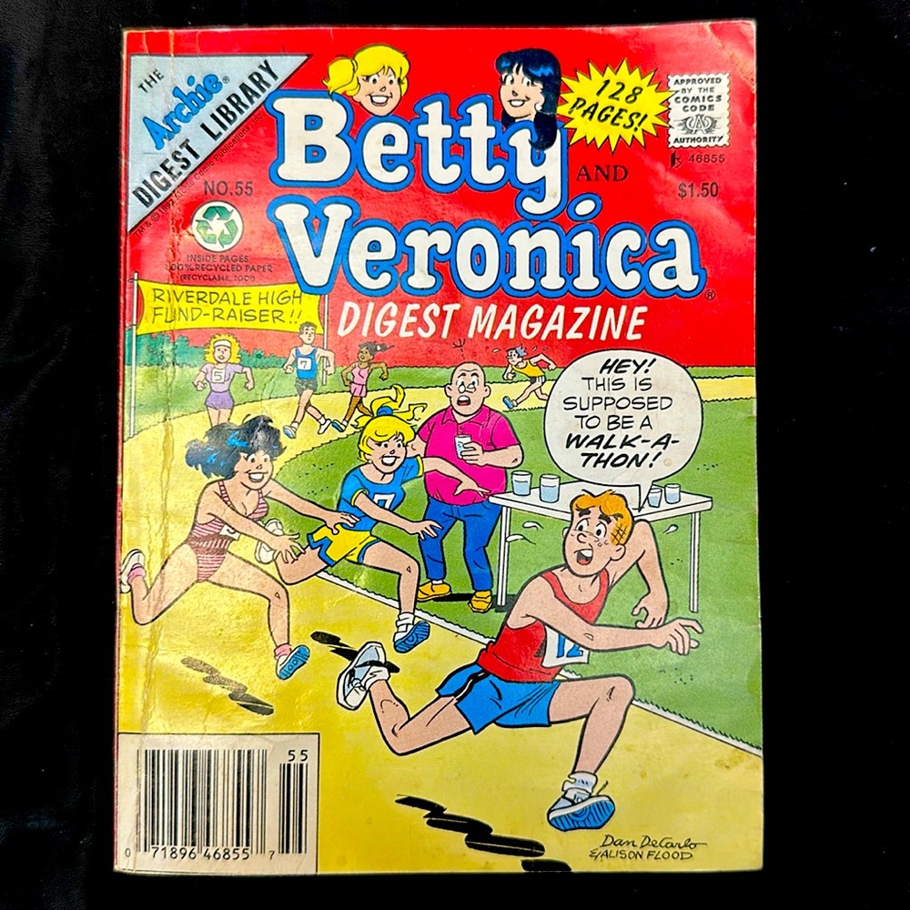 Vintage Betty and Veronica Archie comic no.55